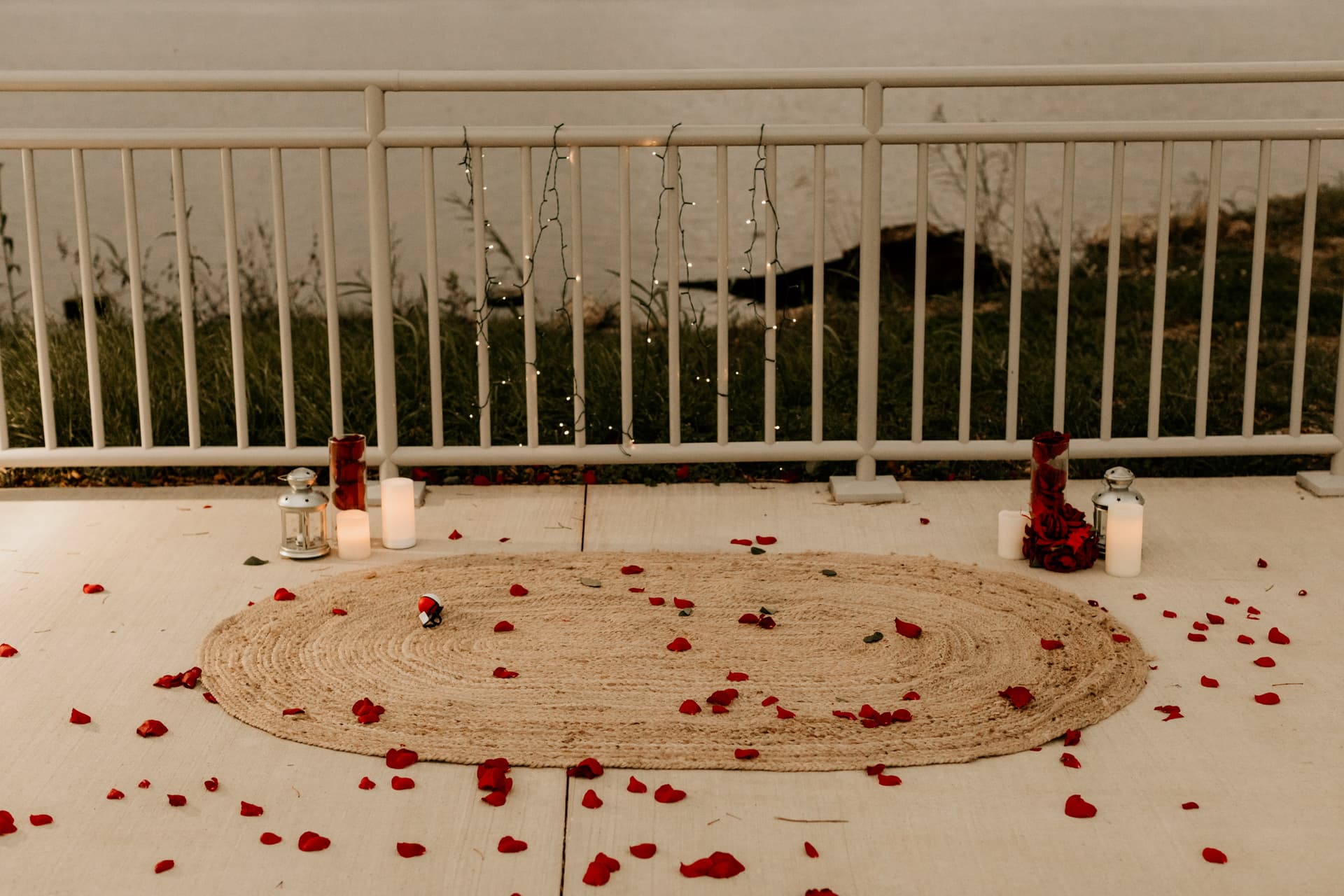 Charity gala decor setup with elegant gold accents